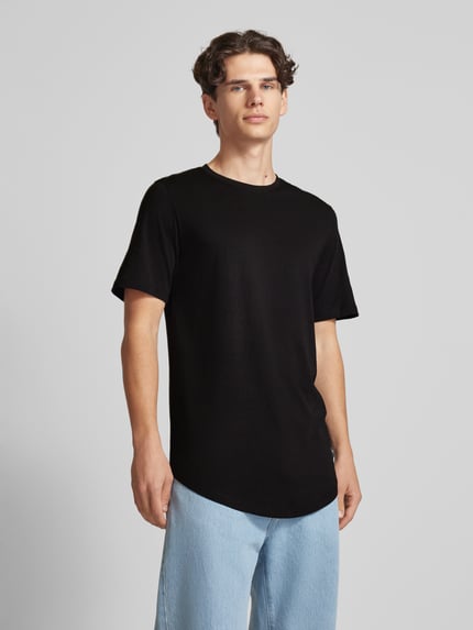 JACK & JONES T-Shirt mit Label-Patch Modell 'NOA' Black 4