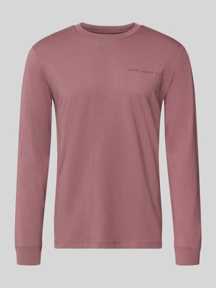 Produktfoto, Regular Fit T-shirt aus reiner Baumwolle model 'solid' van Tom Tailor Denim voor Heren, effen oudroze tint, zachte textuur