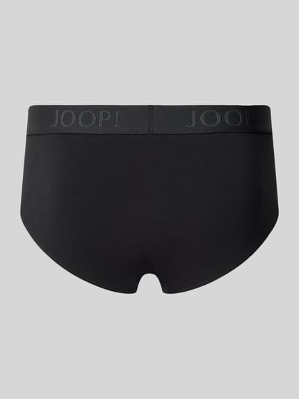 JOOP! COLLECTION Slip mit elastischem Label-Bund im 3er-Pack BLACK 3