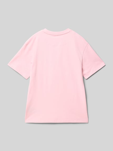 Karl Kani T-Shirt mit Logo-Stitching Rosa 3