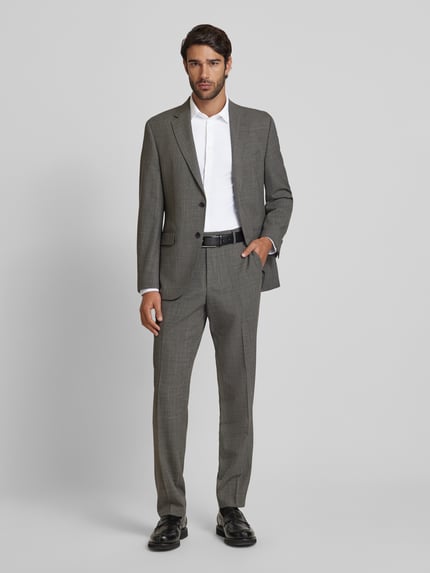 Jake*s Super slim fit zakelijk hemd met kentkraag Wit - 1