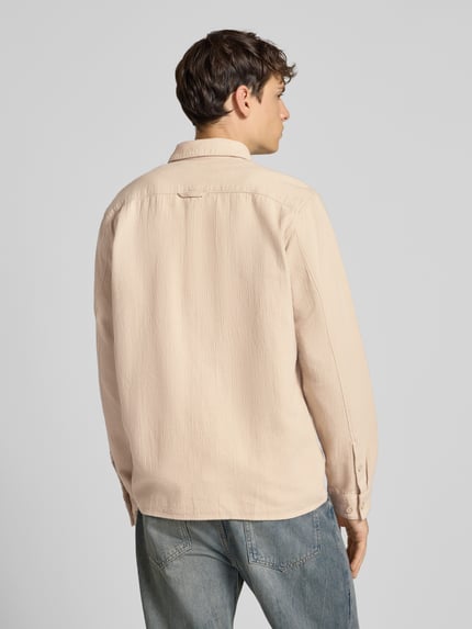 Marc O'Polo DENIM Regular Fit Hemdjacke aus reiner Baumwolle Offwhite 5