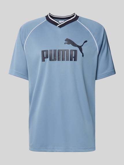 PUMA Performance Koszulka z nadrukiem z logo Jasnoniebieski 2