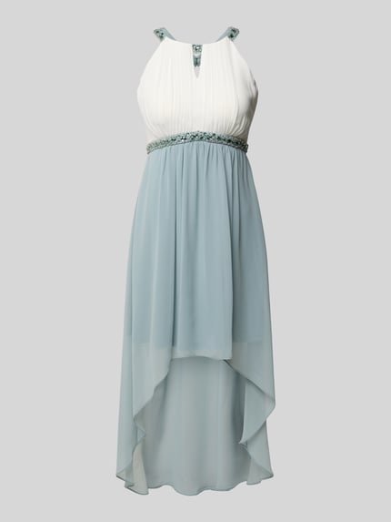 Jake*s Cocktail Cocktailkleid mit Ziersteinbesatz Schilf 2