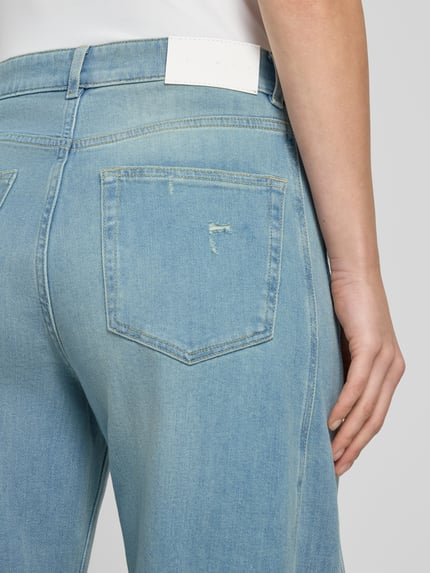 OPUS PANTS Barrel Jeans aus Baumwoll-Mix Modell 'Mari leap' Blau 3