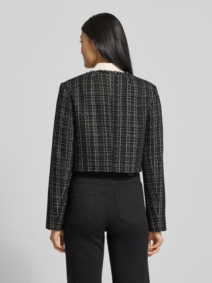 GUESS Blazer mit Rundhalsausschnitt Modell 'SANDRA' Black 5