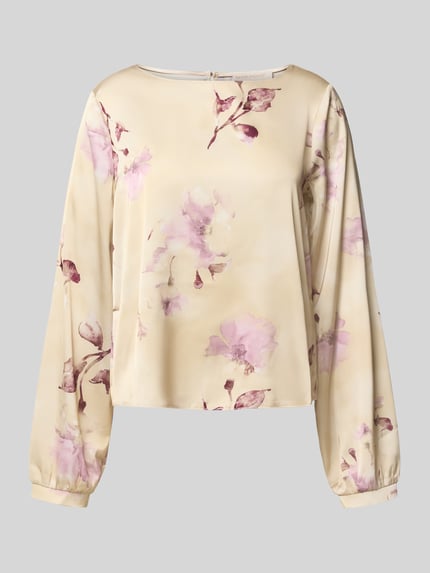 Rinascimento Blouseshirt met ronde hals Zand - 2