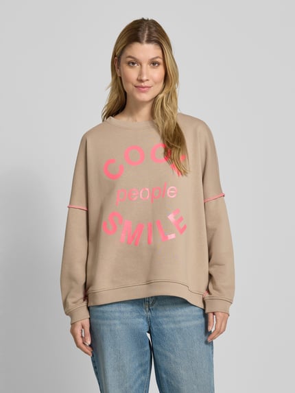 miss goodlife Relaxed Fit Sweatshirt mit Rundhalsausschnitt Sand 4