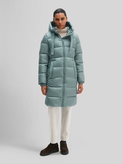 Marc O'Polo Daunenmantel mit Kapuze Aqua 1