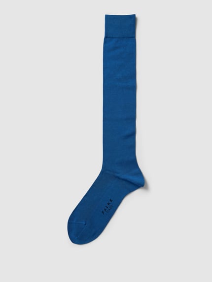 FALKE Kniekousen met logostitching model 'Tiago' Oceaanblauw - 1