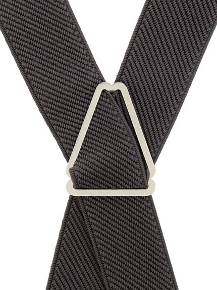 LLOYD Men's Belts Hosenträger in X-Form Dunkelgrau 2
