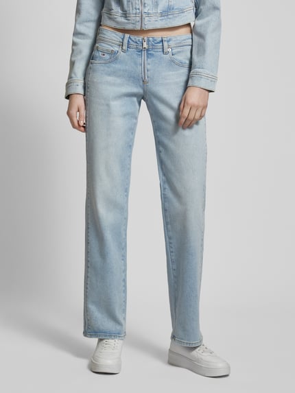 Tommy Jeans Low waist straight leg jeans in 5-pocketmodel, model 'SOPHIE' Lichtblauw - 4