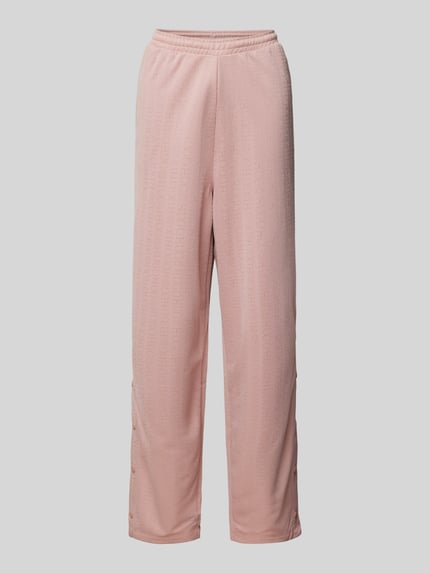 HUGO Blue Sweatpants met elastische band, model ‘Nicole’ Lichtroze - 2