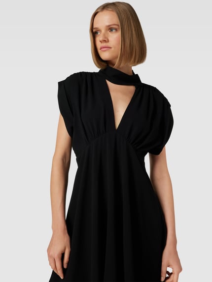 Iro Mini-jurk met v-hals Zwart - 3