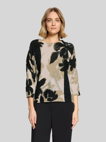 Betty Barclay Regular Fit Pullover aus reiner Baumwolle Sand 4