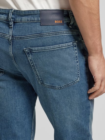 BOSS Orange regular fit jeans in 5-pocket-design model "Re.Maine" Blauw - 3