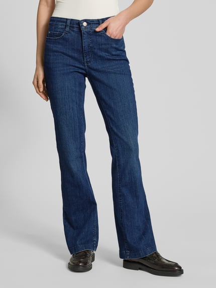 MAC Bootcut jeans met labeldetail, model 'DREAM' Blauw - 4