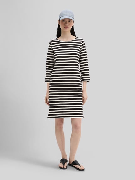 Marc O'Polo Loose Fit Freizeitkleid aus reiner Baumwolle Marine 4