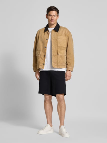BOSS Regular Fit Bermudas aus reiner Baumwolle Black 1