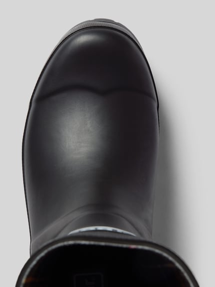 Barbour Laars met label in reliëf model 'Welly' Zwart - 3