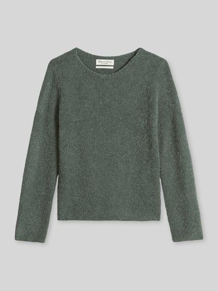 Marc O'Polo Pullover mit Bouclé-Struktur Aqua 2