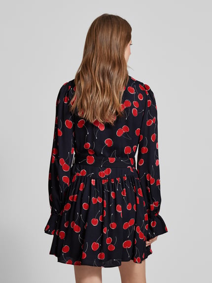 The Kooples Minikleid mit Bindegürtel Rot 5