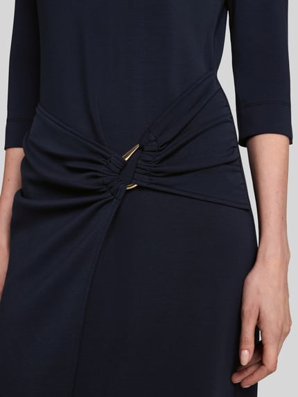 Tom Tailor Tailliertes Businesskleid aus Modal-Mix Marine 3