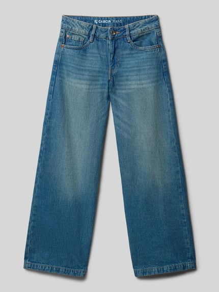 Garcia Wide Leg Jeans im 5-Pocket-Design Modell 'Marall' Mittelgrau 1