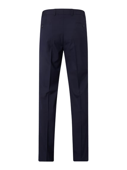 Hiltl Regular fit stoffen broek van scheerwol Donkerblauw - 3