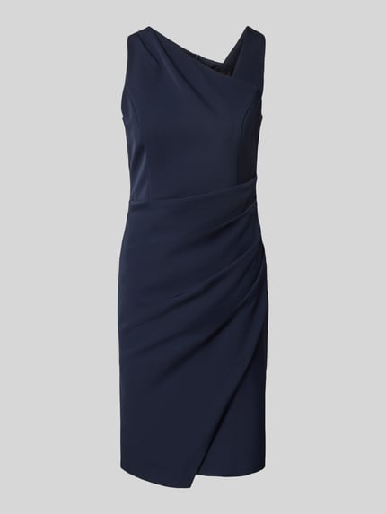 Vera Mont Cocktailjurk met plooien opzij Marineblauw - 2