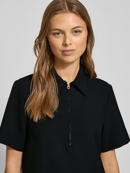 Tommy Hilfiger Sukienka biznesowa z krótkim zamkiem błyskawicznym model 'PUNTO KNEE' BLACK 3