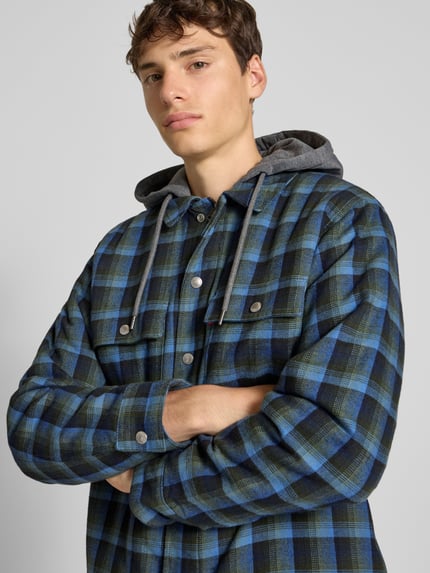 Levi's® Kurtka koszulowa o kroju regular fit z kapturem model ‘FRANCISCO’ Zielony 3