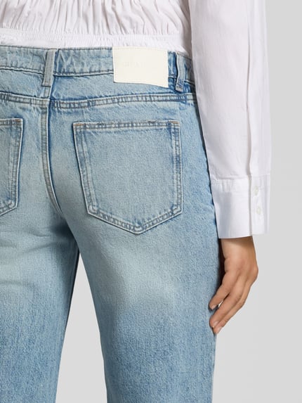 Gina Tricot Wide Fit Jeans aus reiner Baumwolle Modell 'Boss babe' Jeansblau 3