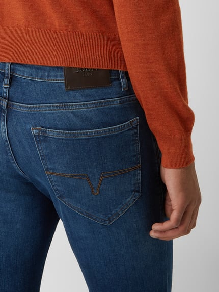 JOOP! JEANS Jeansy o kroju regular fit z domieszką stretchu model 'Mitch' Jeansowy niebieski 3