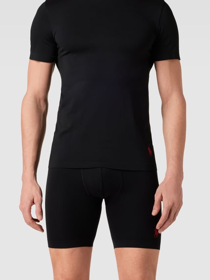 Polo Ralph Lauren Underwear Boxershort met mesh inzetten, model 'LIGHT SPORT HEATHER' Zwart - 1