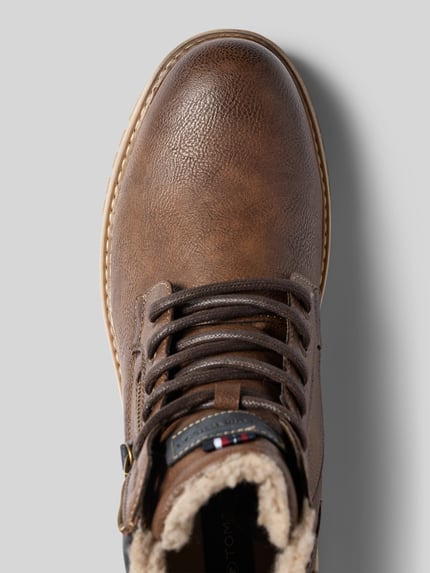 Tom Tailor Stiefel in Lederoptik Mittelbraun 3
