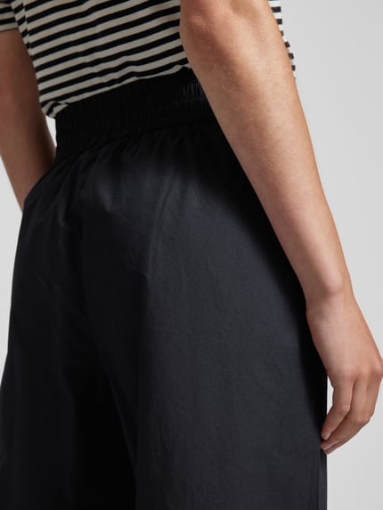 Marc O'Polo DENIM Wide leg culotte met elastische band Zwart - 3