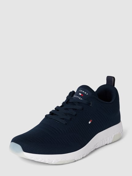 Tommy Hilfiger Sneakersy z wyhaftowanym logo Granatowy 1
