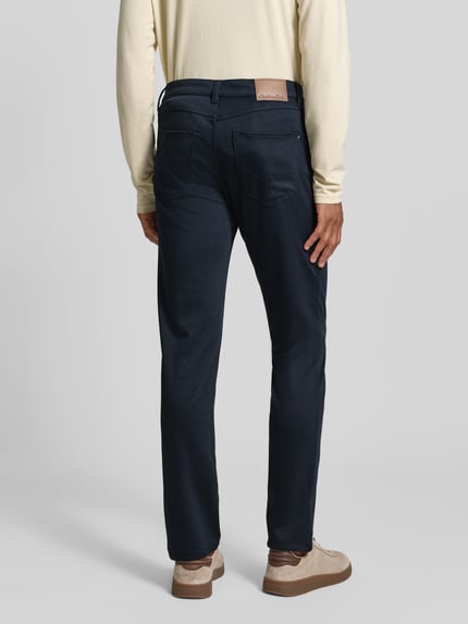 Christian Berg Men Regular Fit Stoffhose mit französischen Eingrifftaschen Marine 5