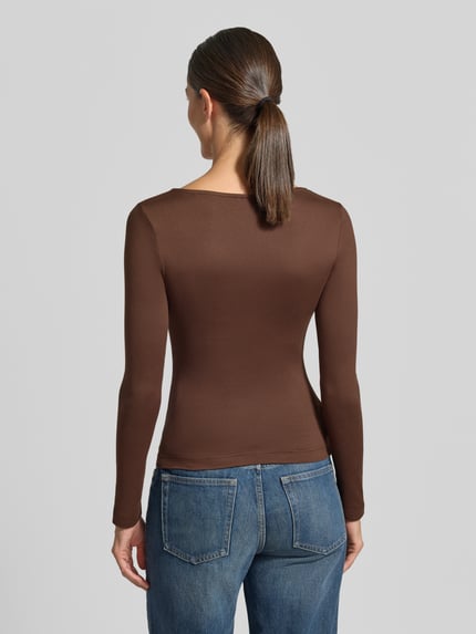 GUESS Longsleeve mit Cut Out Modell 'EVELYN' Ecru 5