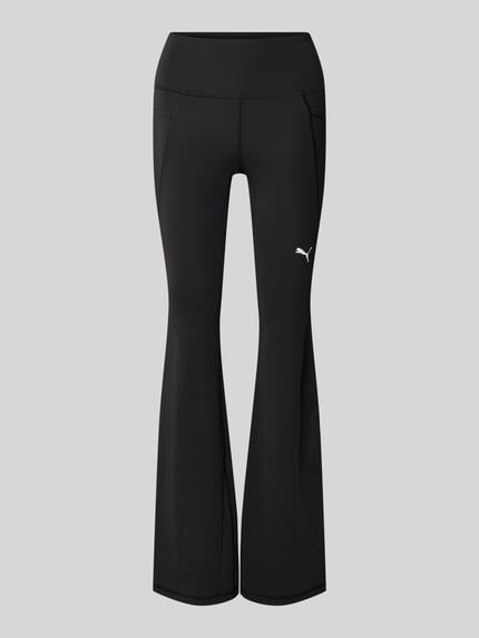 legginsy o kroju slim fit do sportu z nadruk z logo model 'TAD ESSENTIAL' Shop The Look MANNEQUINE