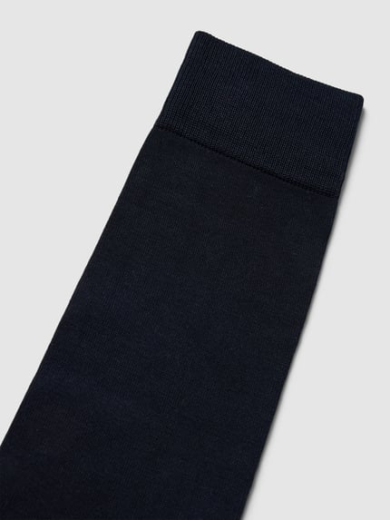 FALKE Kniestrümpfe mit Logo-Stitching Modell 'Tiago' Marine 2