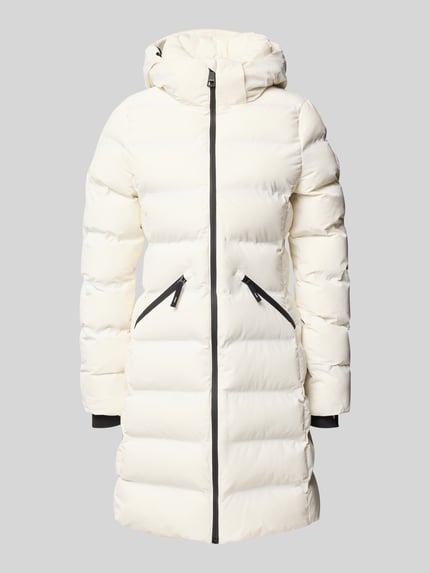 Superdry Regular Fit Mantel in Stepp-Optik Modell 'City' Offwhite 2