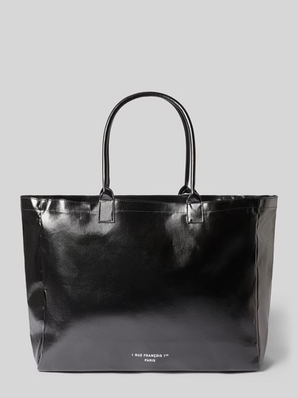 Anine Bing Shopper met logo-opschrift Zwart - 4