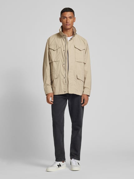 Save The Duck Jacke mit Stehkragen Modell 'MAKO' Beige 1