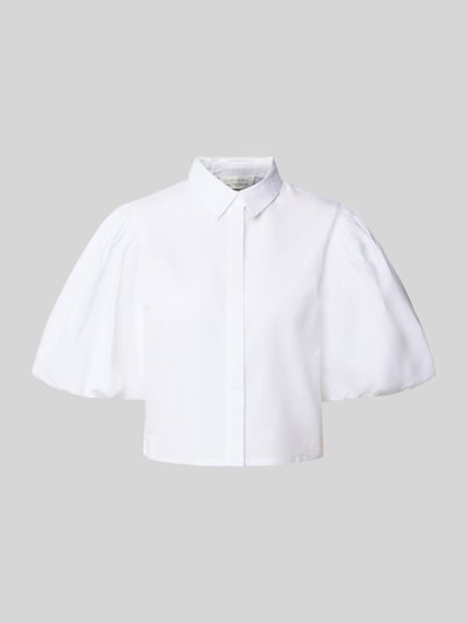 GUIDO MARIA KRETSCHMER WOMAN Regular fit blouse met pofmouwen, model 'CLAIRE' Wit - 2