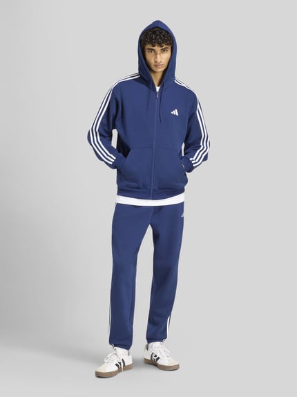 adidas Sportswear Regular Fit Sweatjacke aus Baumwoll-Mix  Dunkelblau 1