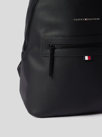 Tommy Hilfiger Rugzak in leerlook Zwart - 3