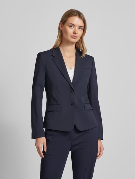 HUGO Slim fit blazer met wol model 'AREDANA' Marineblauw - 4