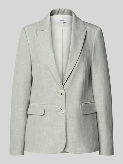 Regular Fit Blazer aus Viskose-Mix mit Reverskragen Shop The Look MANNEQUINE